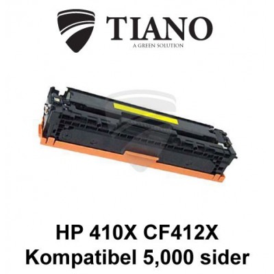 HP 410X CF412X gul printerpatron (kompatibel) 