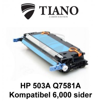 HP 503A Q7581A cyan tonerpatron (kompatibel)