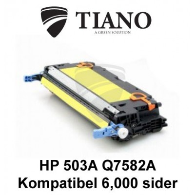 HP 503A Q7582A gul tonerpatron (kompatibel)