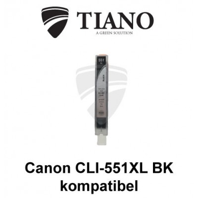 Canon CLI-551XL BK sort kompatibel blæk