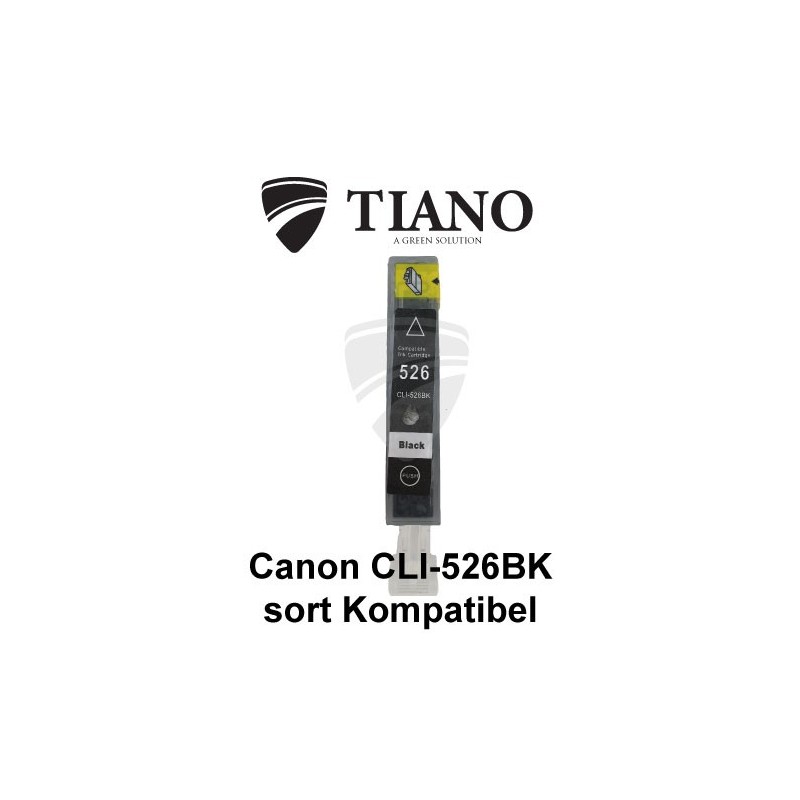Canon CLI-526BK sort kompatibel blæk Canon CLI-526BK sort kompatibel blæk