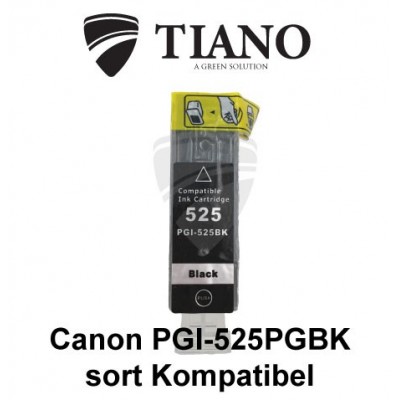 Canon PGI-525PGBK sort kompatibel blæk