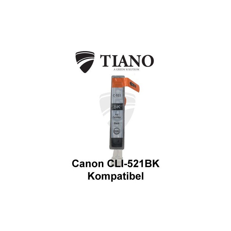 Canon CLI-521BK sort kompatibel blæk Canon CLI-521BK sort kompatibel blæk