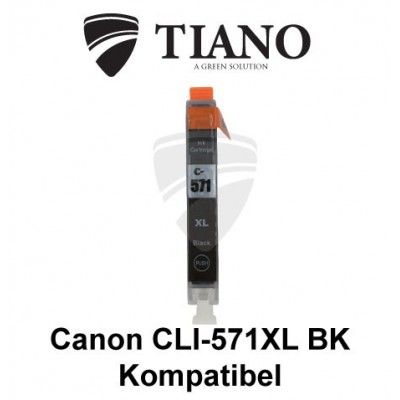 Canon CLI-571XL BK sort kompatibel blæk