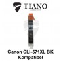 Canon CLI-571XL BK sort kompatibel blæk