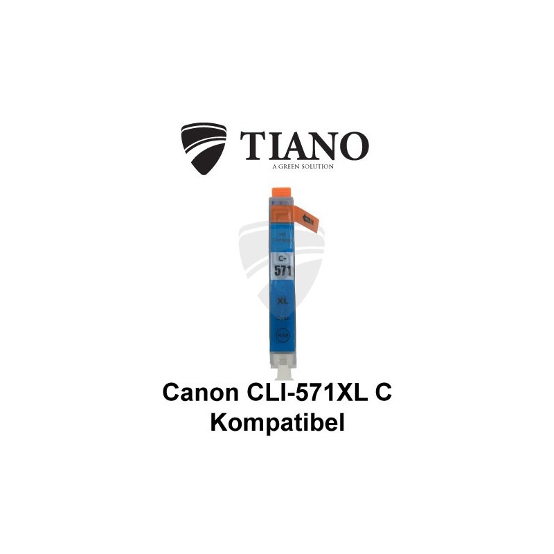 Canon CLI-571XL C cyan kompatibel blæk Canon CLI-571XL C cyan kompatibel blæk