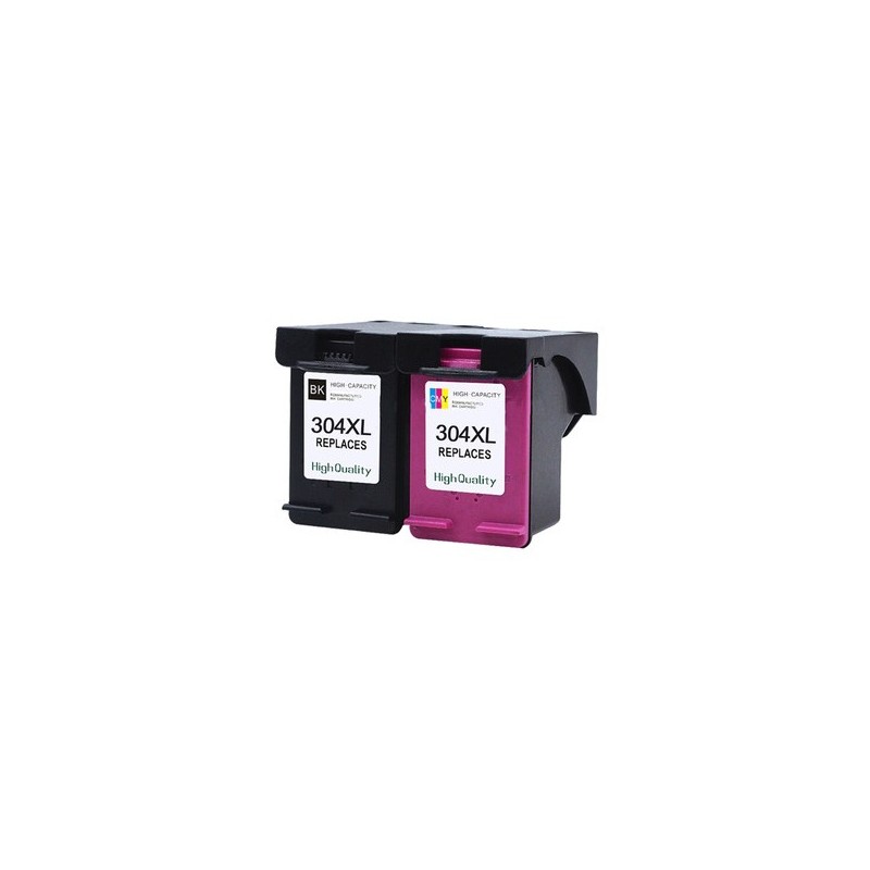 HP 304XL sort kompatibel blæk (N9K08AE) HP 304XL sort kompatibel blæk (N9K08AE)