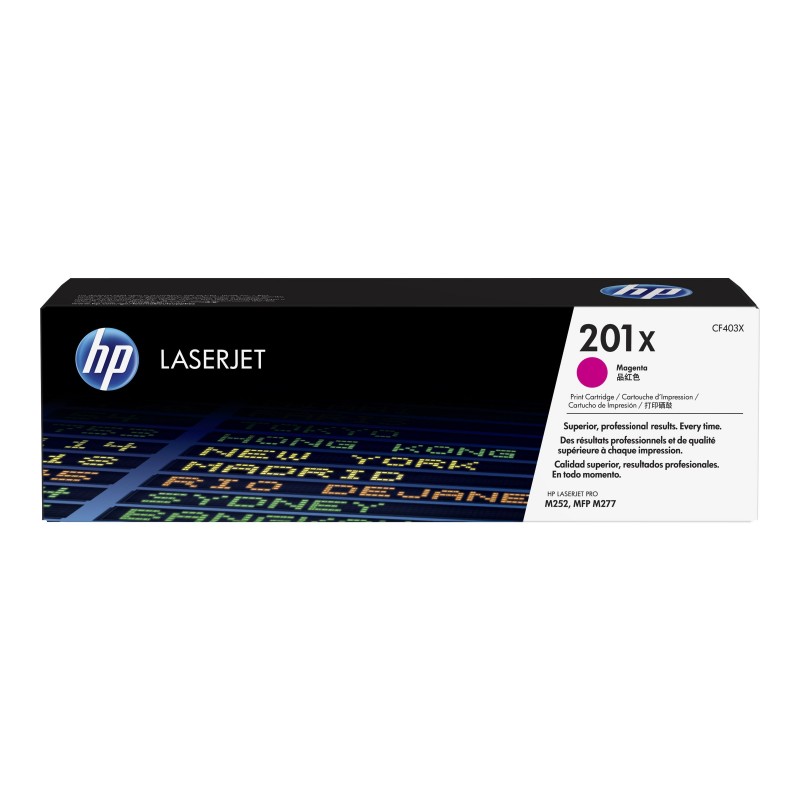 ORIGINAL HP 201X CF403X magenta printerpatron ORIGINAL HP 201X CF403X magenta printerpatron