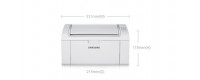 samsung trådløs lille printer ml-2165w på bordet