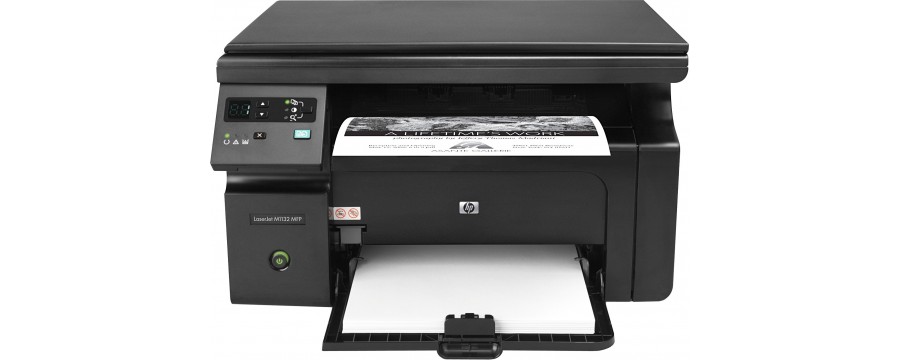 HP sort multifunktion laserprinter m1132